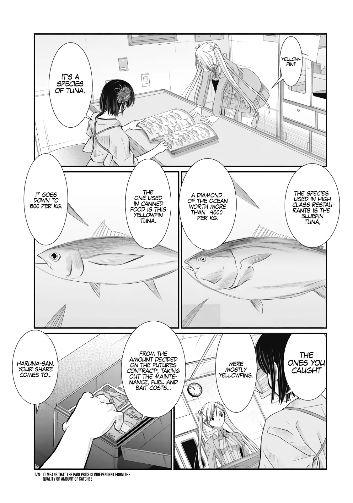 Maguro-Shoujo Chapter 11 page 10 - Chapter 11: The girl who goes back