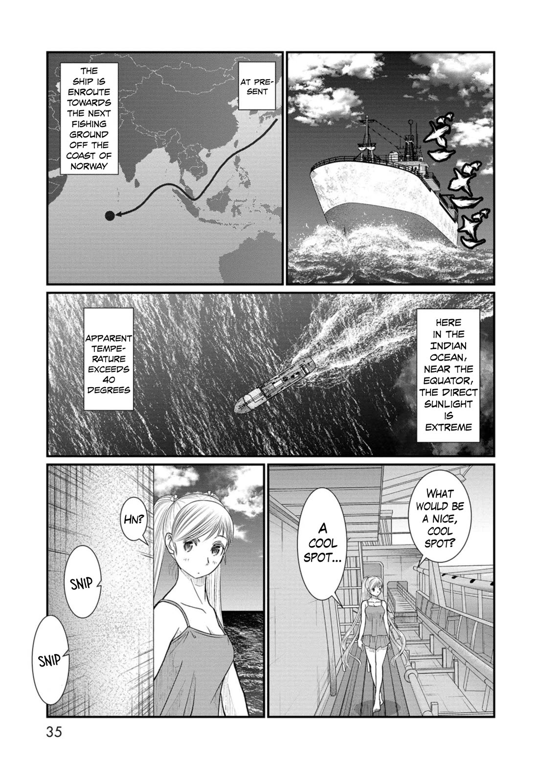 Maguro-Shoujo Chapter 13 page 7 - Chapter 13: The girl who's idled