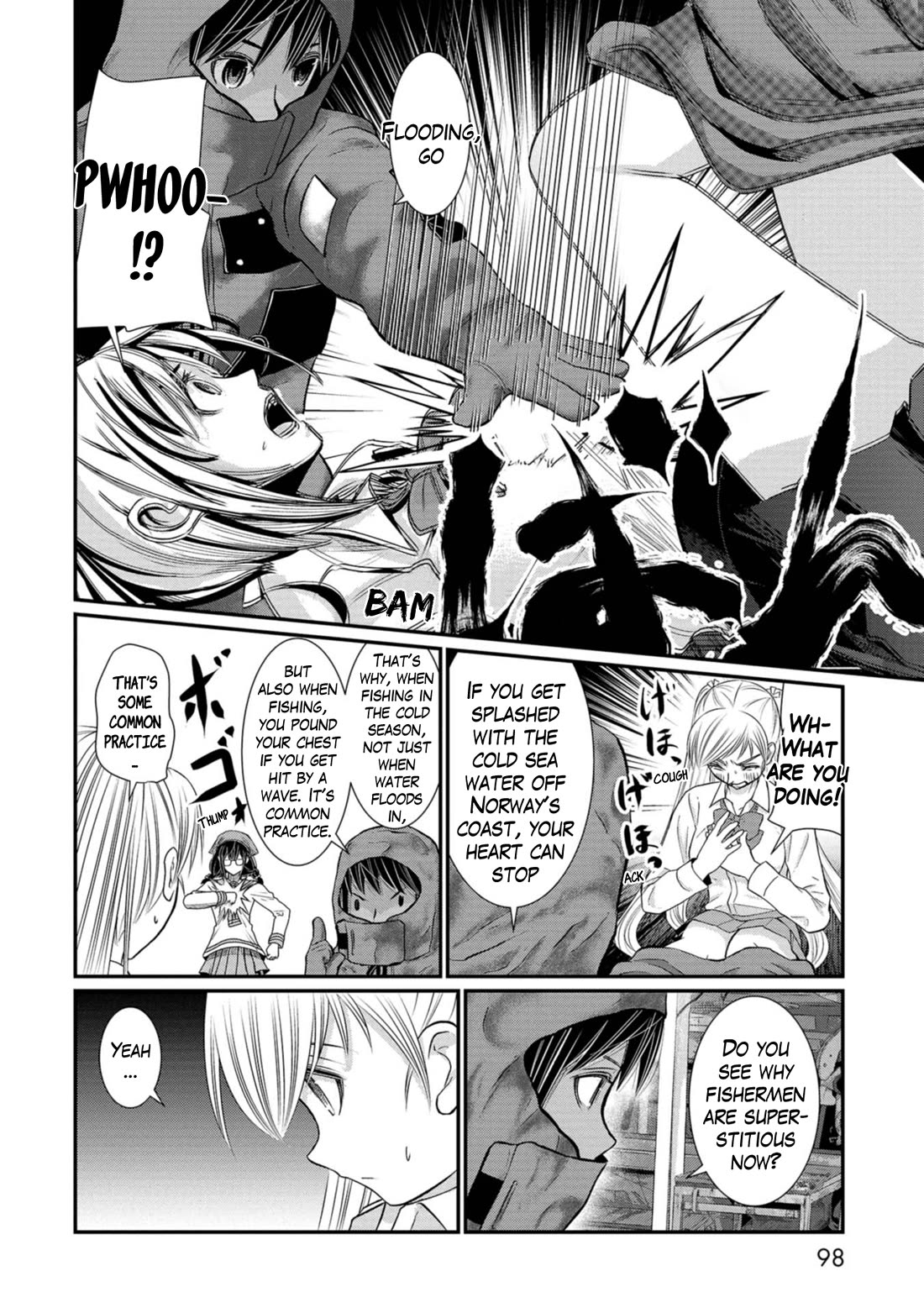 Maguro-Shoujo Chapter 17 page 10 - Chapter 17: The Girl Who's Superstitious