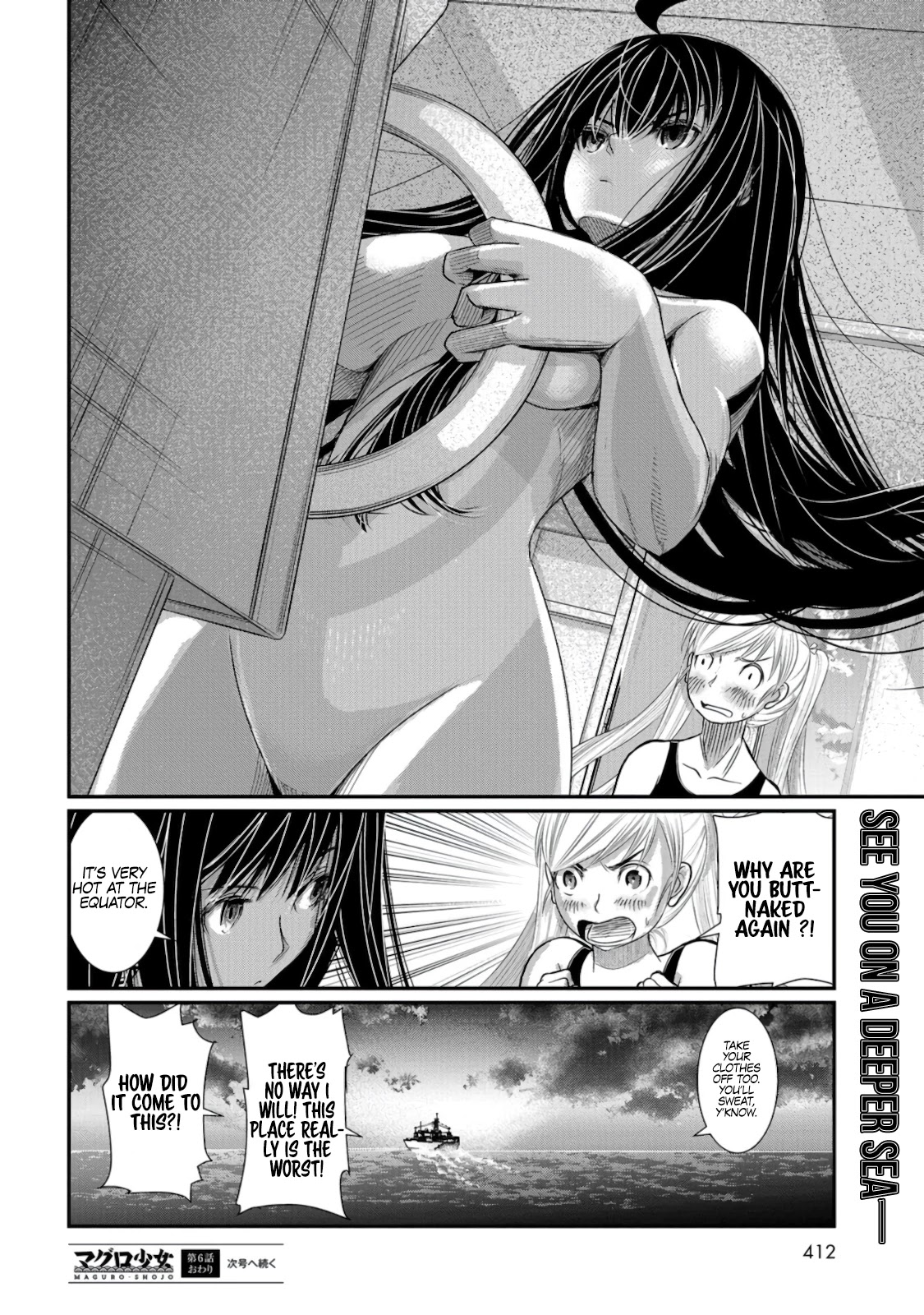 Maguro-Shoujo Chapter 6 page 34 - Chapter 6: The Girl Who Opens Up