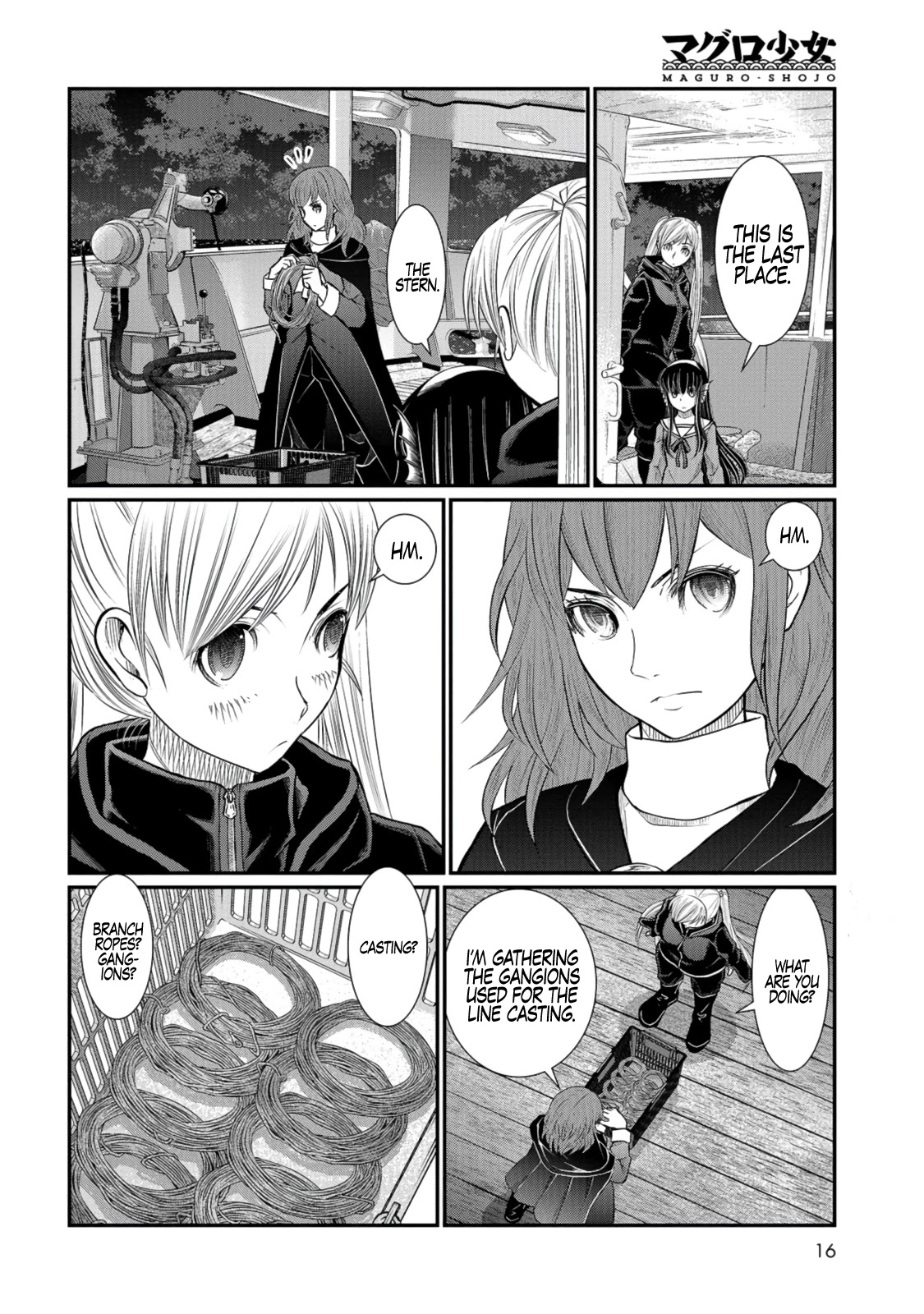 Maguro-Shoujo Chapter 8 page 14 - Chapter 8: The Girl in High Spirits