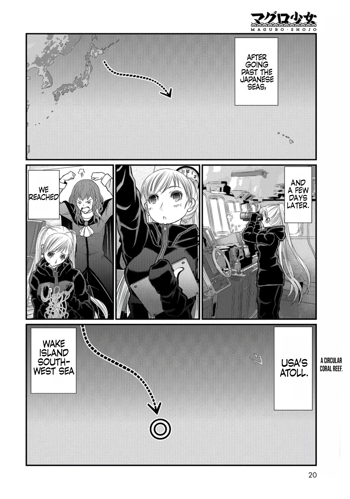 Maguro-Shoujo Chapter 8 page 18 - Chapter 8: The Girl in High Spirits