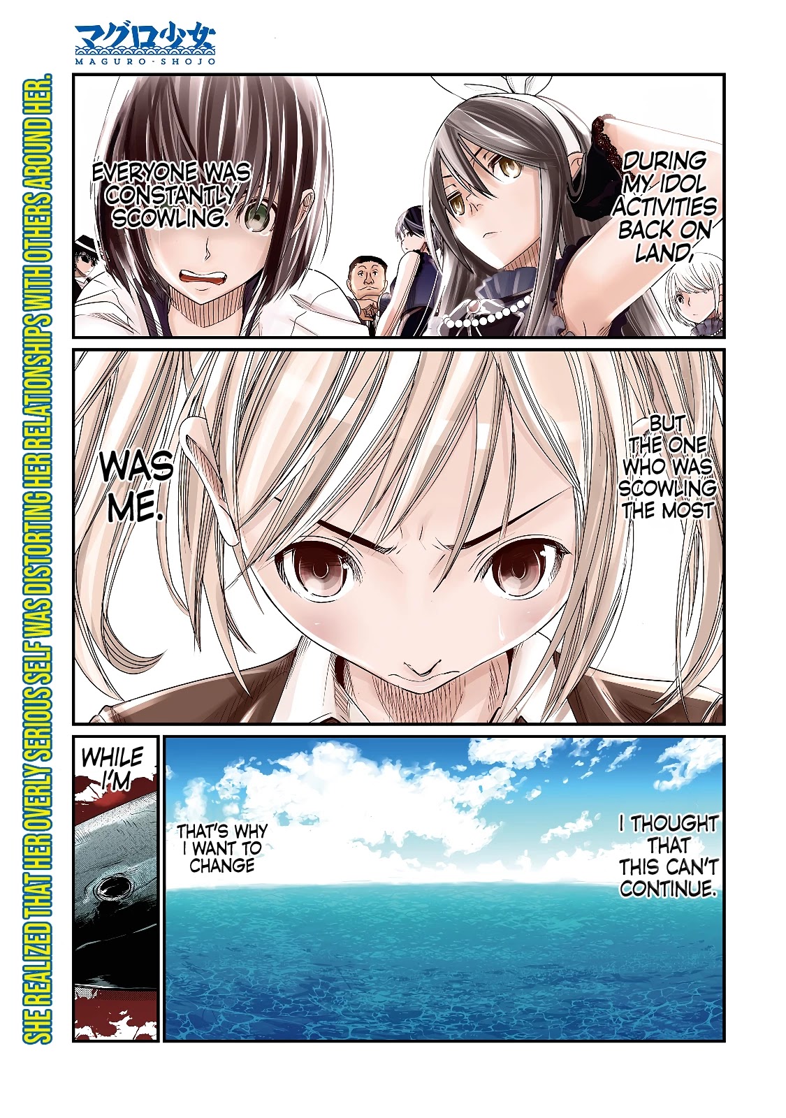 Maguro-Shoujo Chapter 8 page 2 - Chapter 8: The Girl in High Spirits