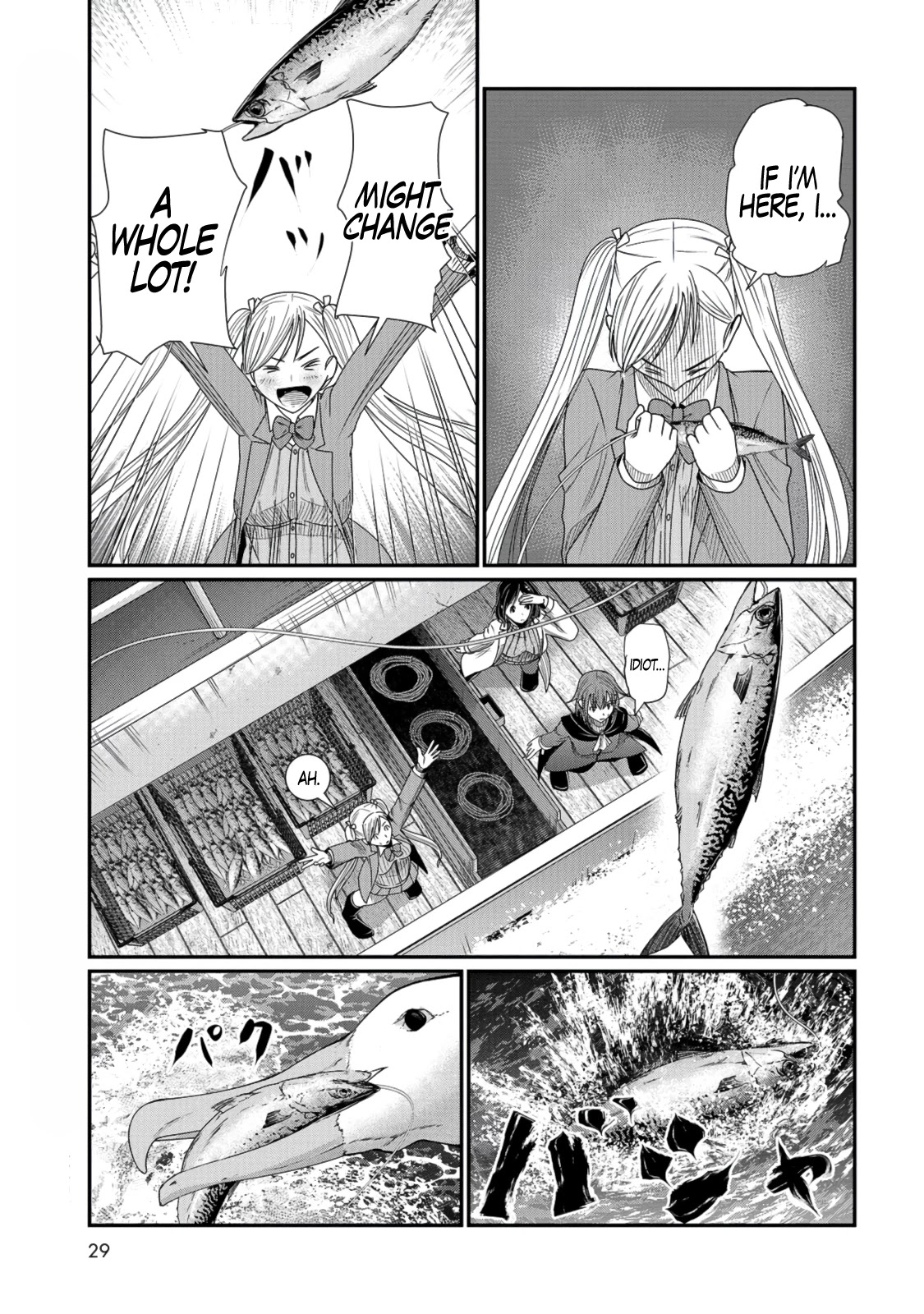 Maguro-Shoujo Chapter 8 page 27 - Chapter 8: The Girl in High Spirits