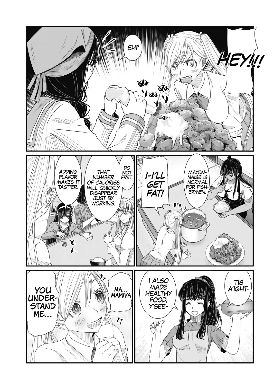 Maguro-Shoujo Chapter 9 page 6 - Chapter 9: The Girl Who Rises Up