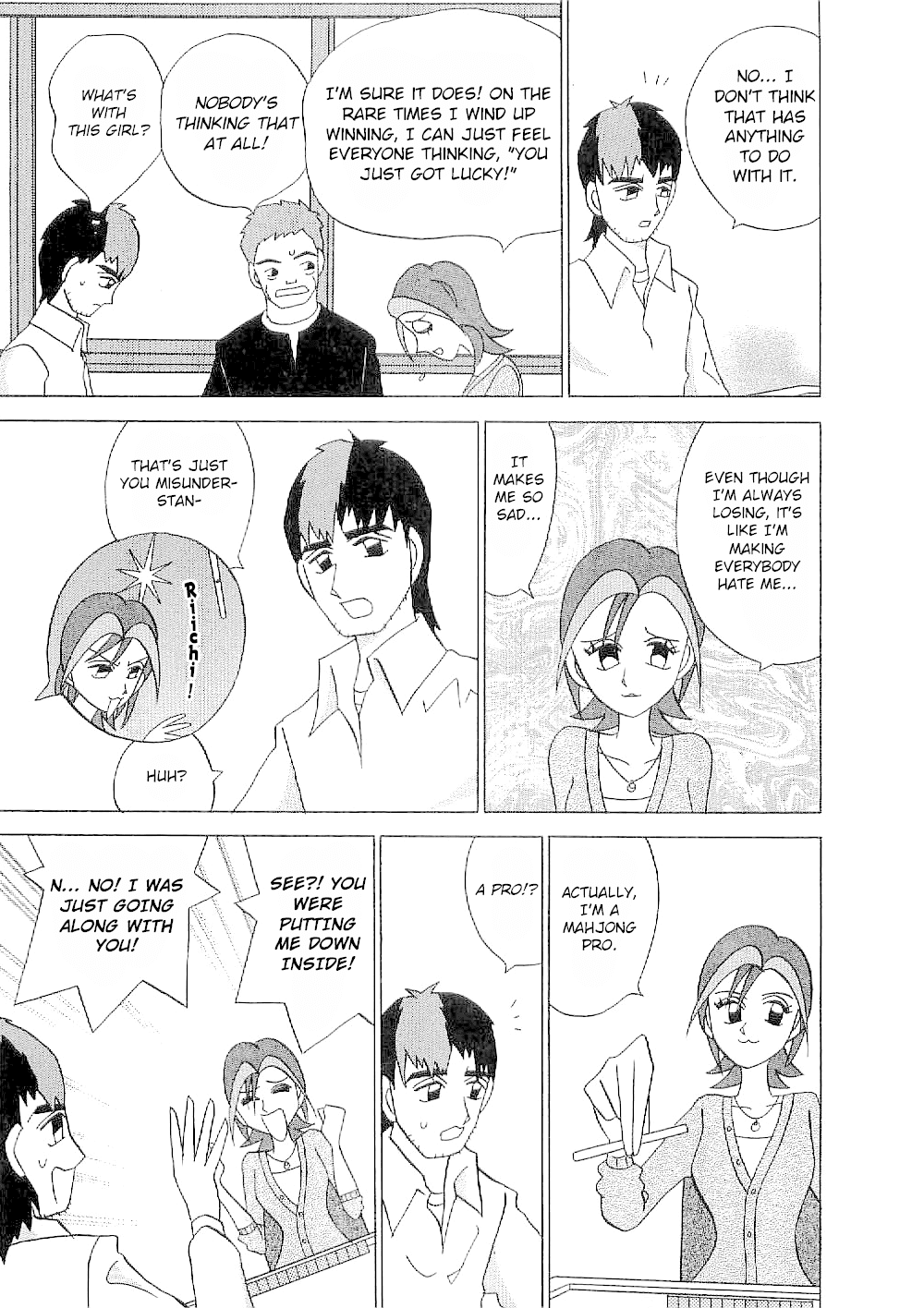 Mahjong Diva Obaka Miiko Chapter 1 page 19 - Chapter 1: The Shape of Happiness