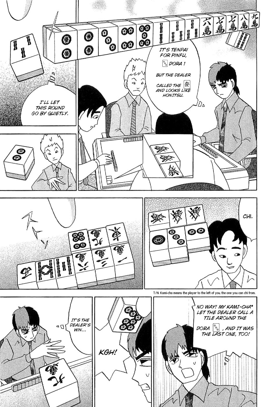 Mahjong Diva Obaka Miiko Chapter 2 page 15 - Chapter 2: The Conditions for Pushing and Folding