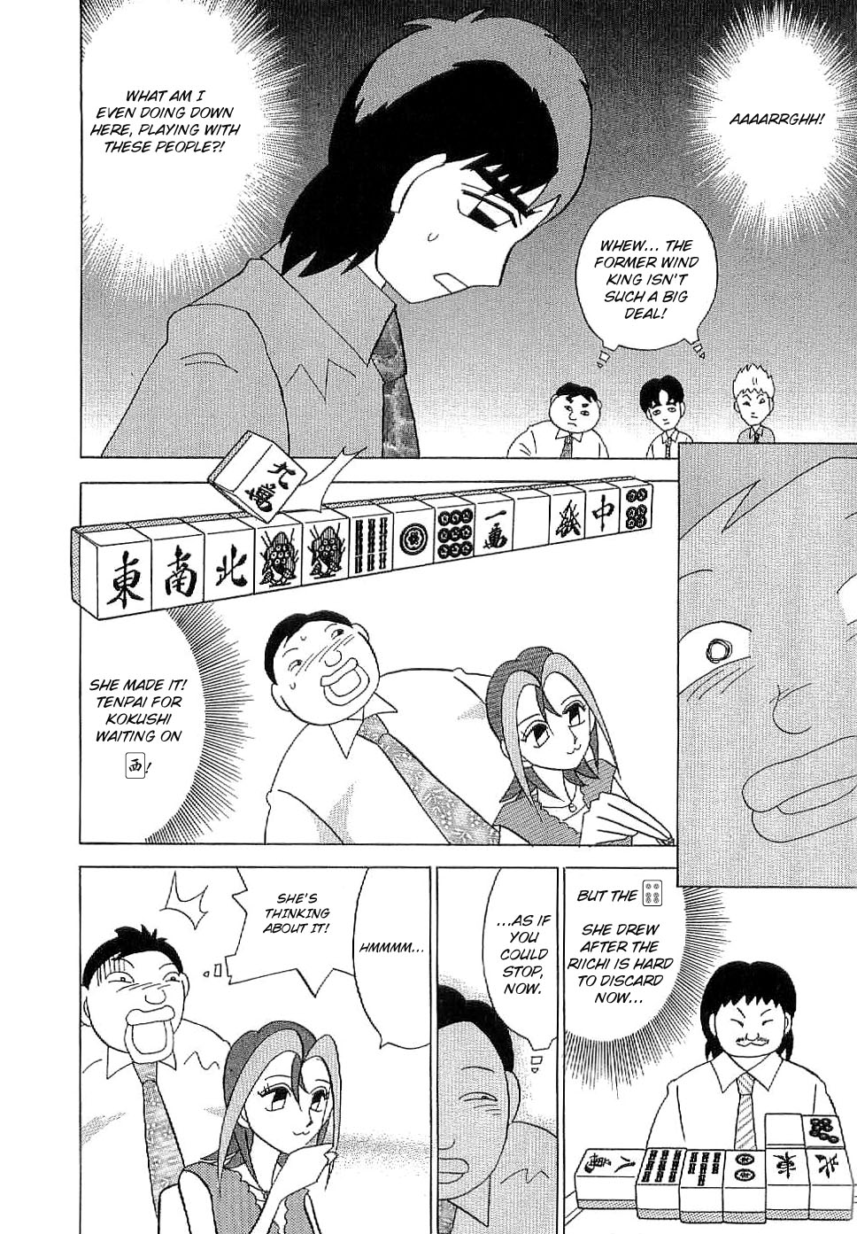 Mahjong Diva Obaka Miiko Chapter 2 page 18 - Chapter 2: The Conditions for Pushing and Folding