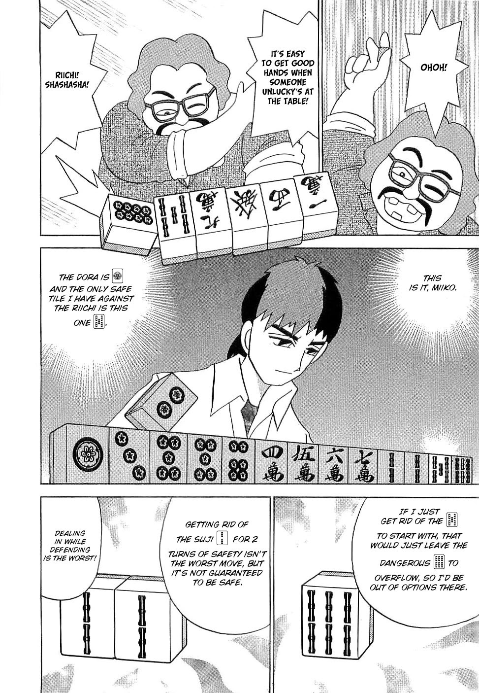 Mahjong Diva Obaka Miiko Chapter 5 page 14 - Chapter 5: An Unreaching Teaching