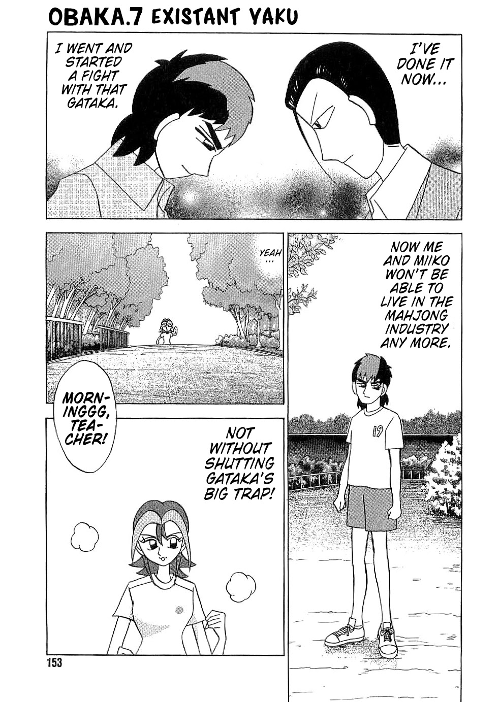 Mahjong Diva Obaka Miiko Chapter 7 page 1 - Chapter 7: Existant Yaku