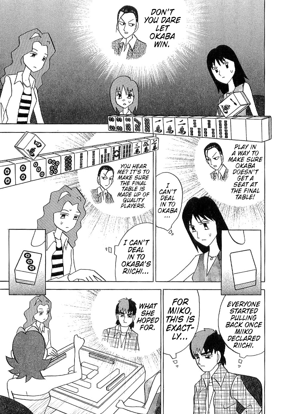 Mahjong Diva Obaka Miiko Chapter 7 page 13 - Chapter 7: Existant Yaku