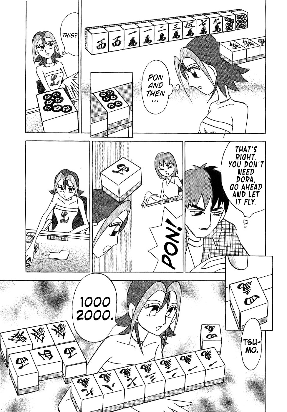 Mahjong Diva Obaka Miiko Chapter 7 page 15 - Chapter 7: Existant Yaku