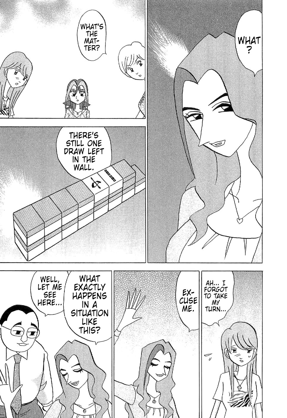 Mahjong Diva Obaka Miiko Chapter 8 page 16 - Chapter 8: The Crossroads of a Pair Hand