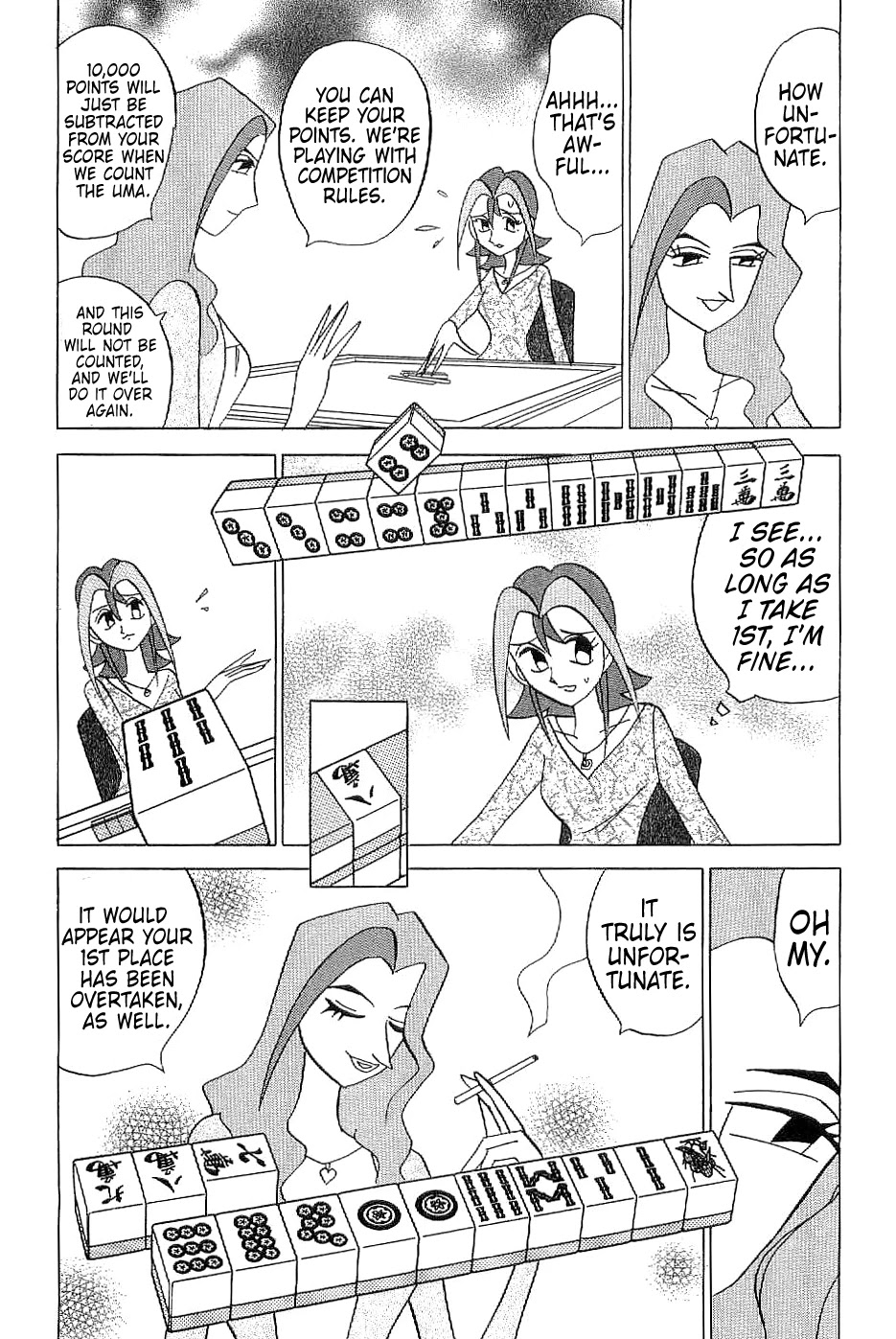 Mahjong Diva Obaka Miiko Chapter 8 page 18 - Chapter 8: The Crossroads of a Pair Hand