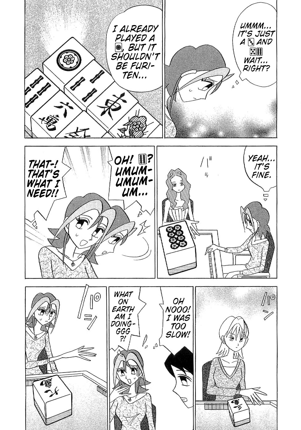 Mahjong Diva Obaka Miiko Chapter 8 page 20 - Chapter 8: The Crossroads of a Pair Hand