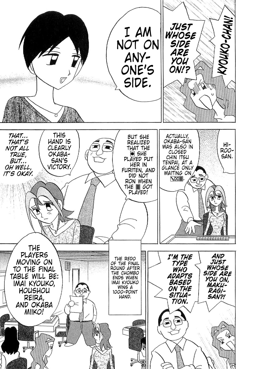 Mahjong Diva Obaka Miiko Chapter 8 page 22 - Chapter 8: The Crossroads of a Pair Hand