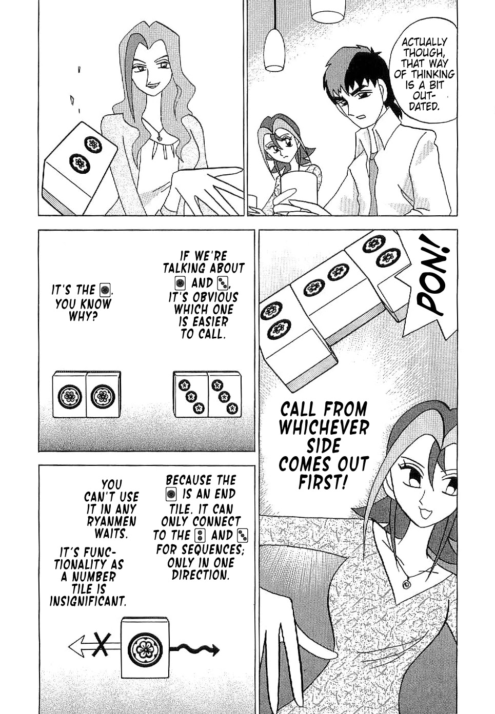 Mahjong Diva Obaka Miiko Chapter 8 page 6 - Chapter 8: The Crossroads of a Pair Hand