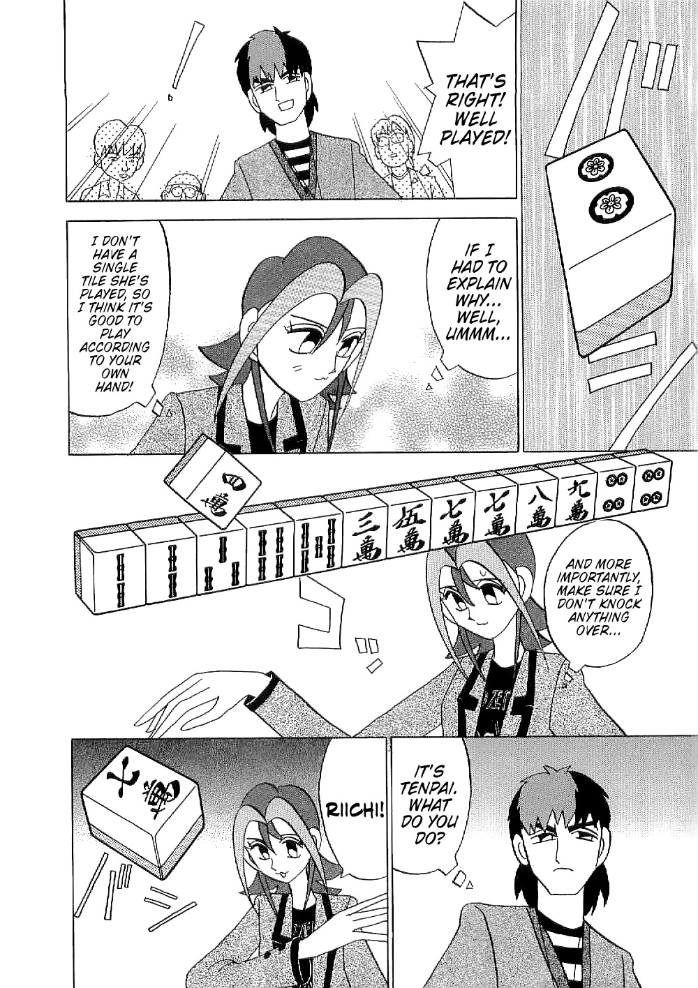 Mahjong Diva Obaka Miiko Chapter 9 page 14 - Chapter 9: Neika's More-Than-Perfect Marks