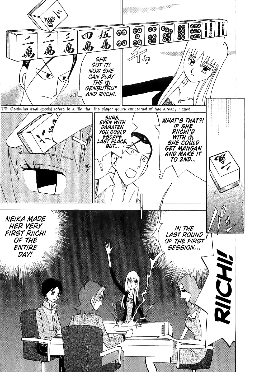 Mahjong Diva Obaka Miiko Chapter 9 page 23 - Chapter 9: Neika's More-Than-Perfect Marks