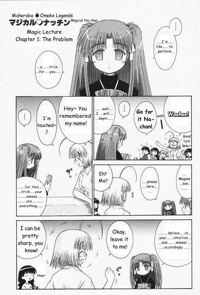 Mahoraba Chapter 28.1 page 1 - Chapter 28.1: Magic Lecture 1: The Problem