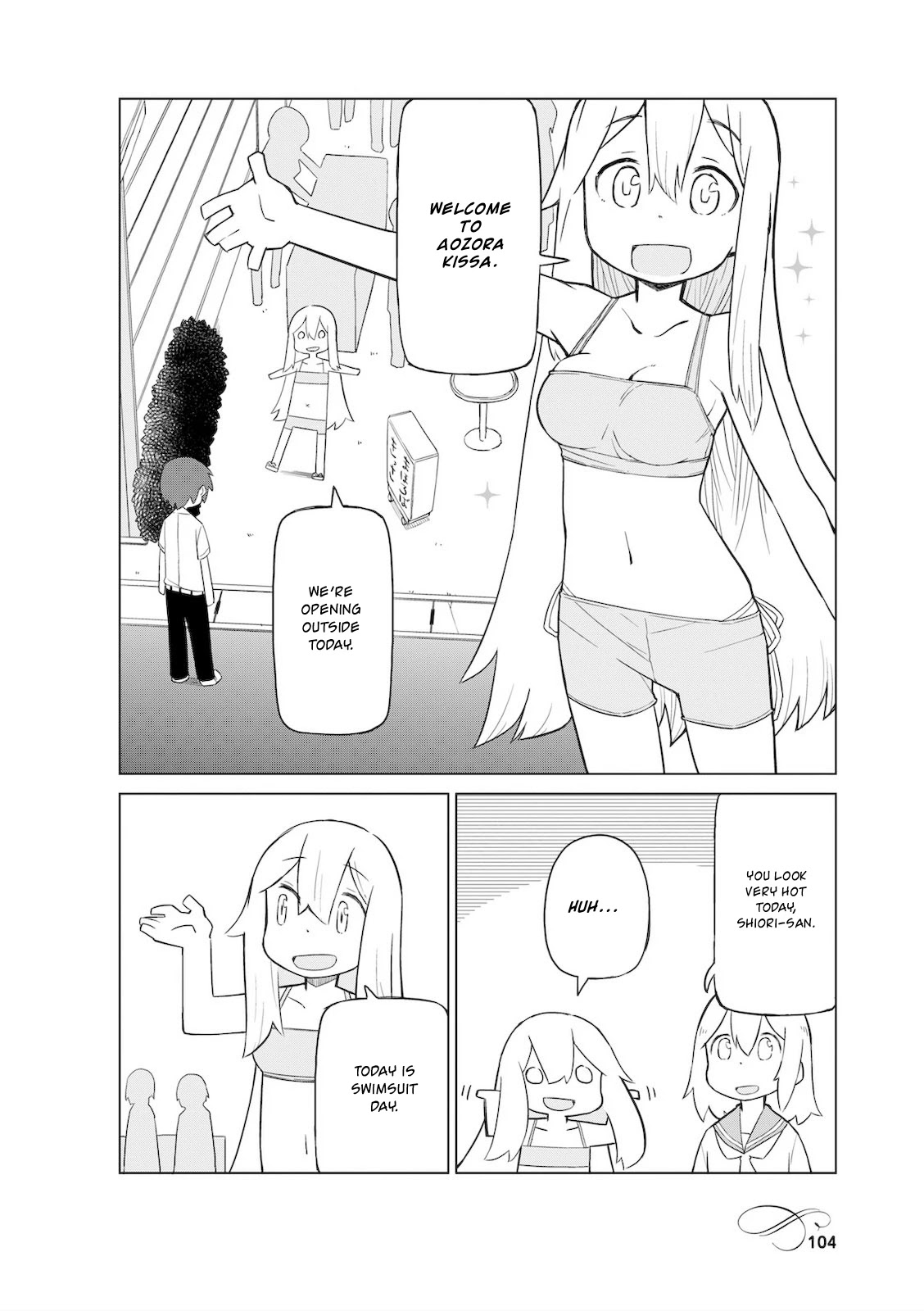 Mahoroba Kissa Chapter 12.5 page 2 - Chapter 12.5: Secret Menu: Aozora Kissa