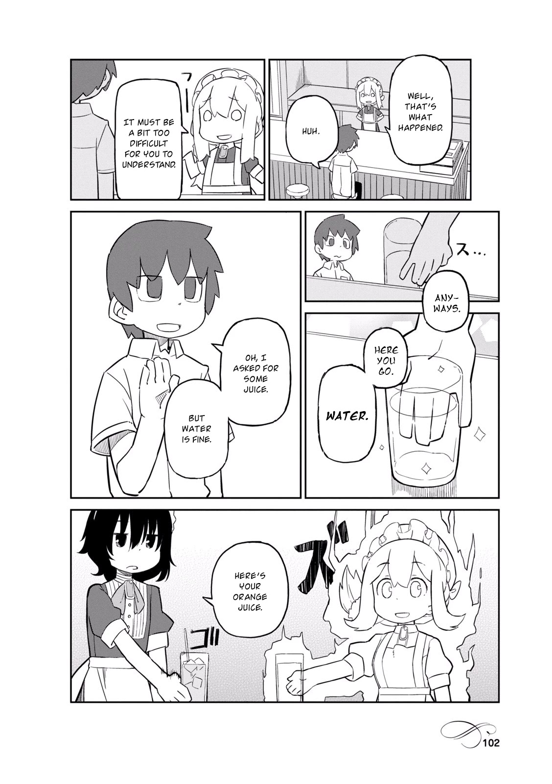 Mahoroba Kissa Chapter 24.5 page 6 - Chapter 24.5: Secret Menu: Water
