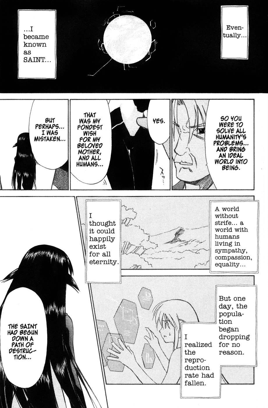 Mahoromatic Chapter 44 page 15 - Chapter 44: The Day the Sky Fell [End]