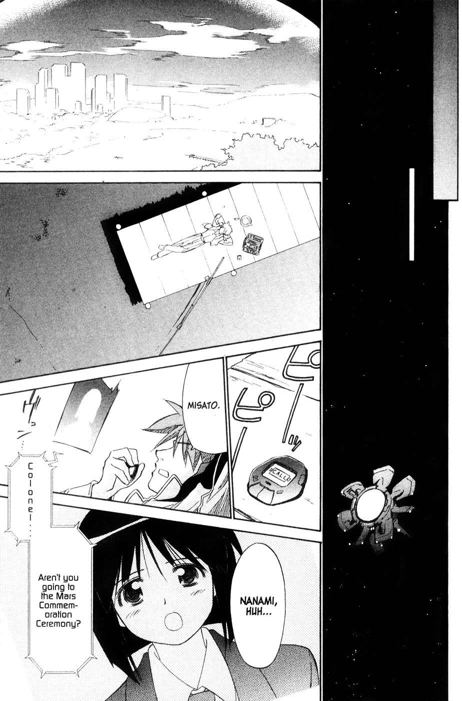 Mahoromatic Chapter 44 page 37 - Chapter 44: The Day the Sky Fell [End]