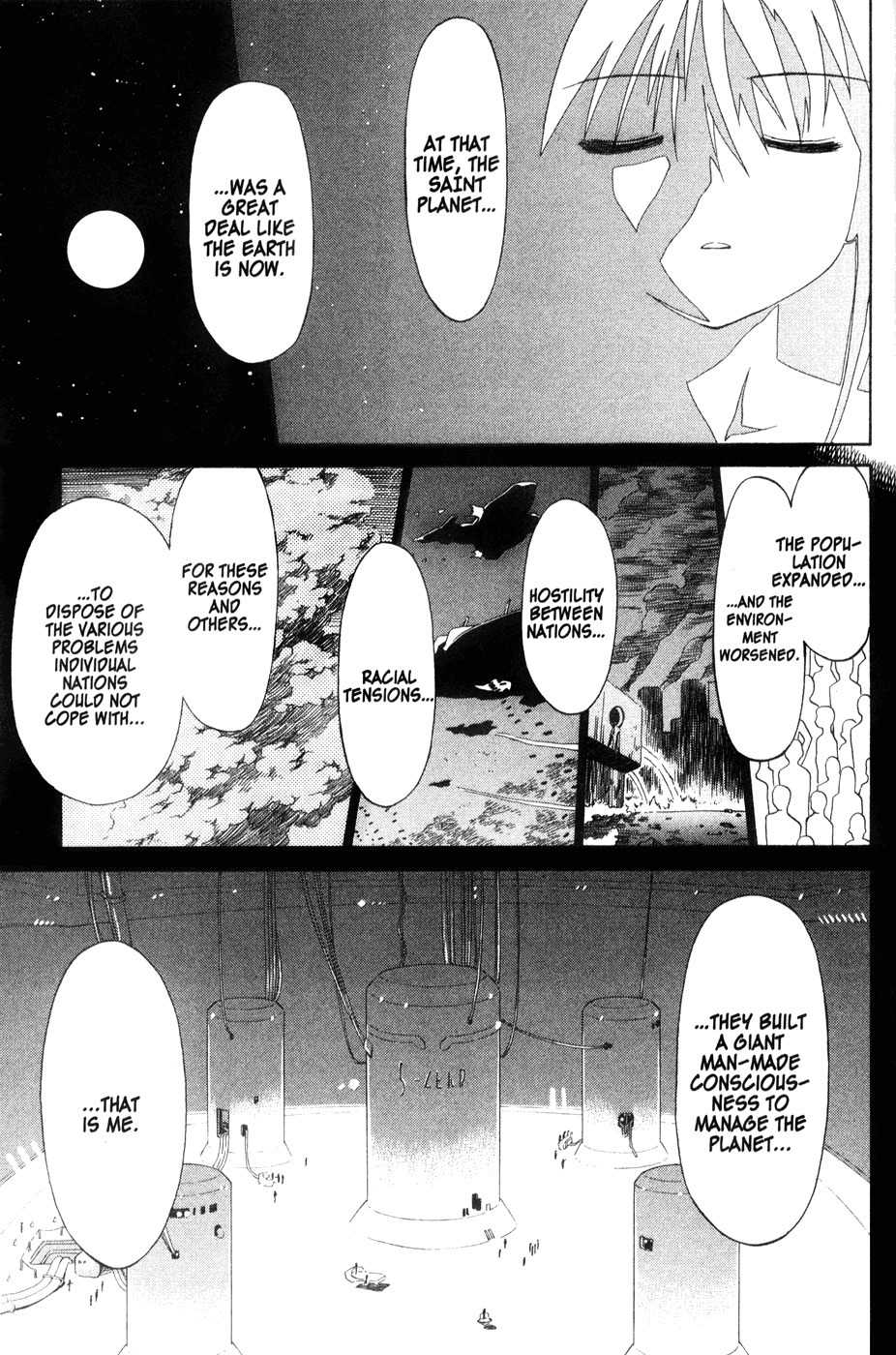 Mahoromatic Chapter 44 page 5 - Chapter 44: The Day the Sky Fell [End]