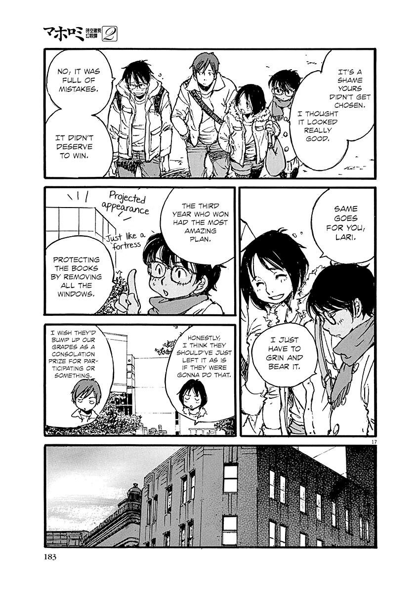 Mahoromi - Jikuu Kenchiku Genshitan Chapter 15 page 17 - Chapter 15: The Architecture Students (Part 5)
