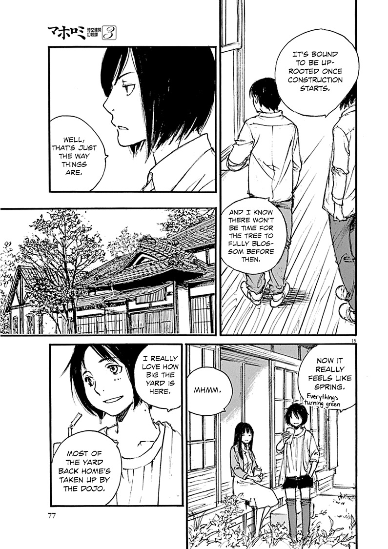 Mahoromi - Jikuu Kenchiku Genshitan Chapter 20 page 15 - Chapter 20: A Few Cherry Blossoms (Part 4)