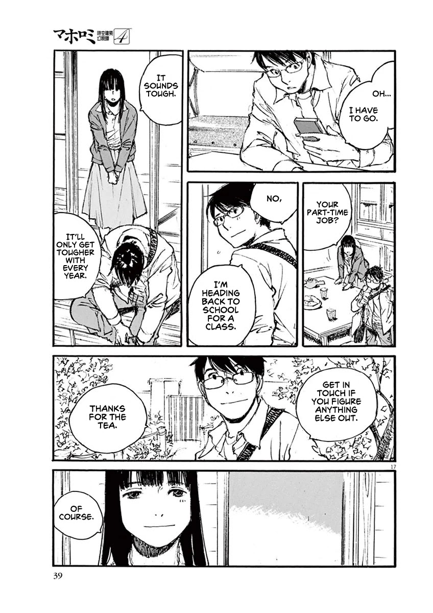 Mahoromi - Jikuu Kenchiku Genshitan Chapter 28 page 17 - Chapter 28: The Wind of the Apartment #2