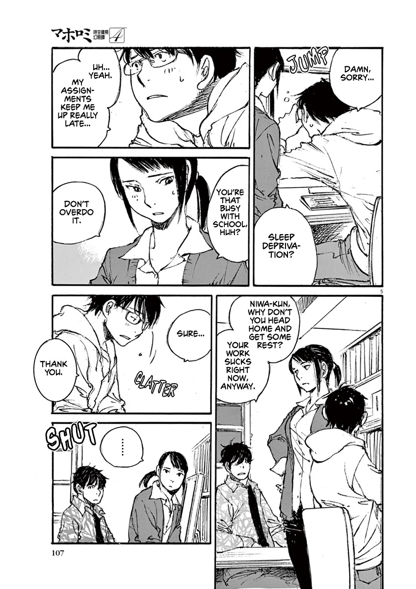 Mahoromi - Jikuu Kenchiku Genshitan Chapter 32 page 5 - Chapter 32: Grandpa's Chair #1