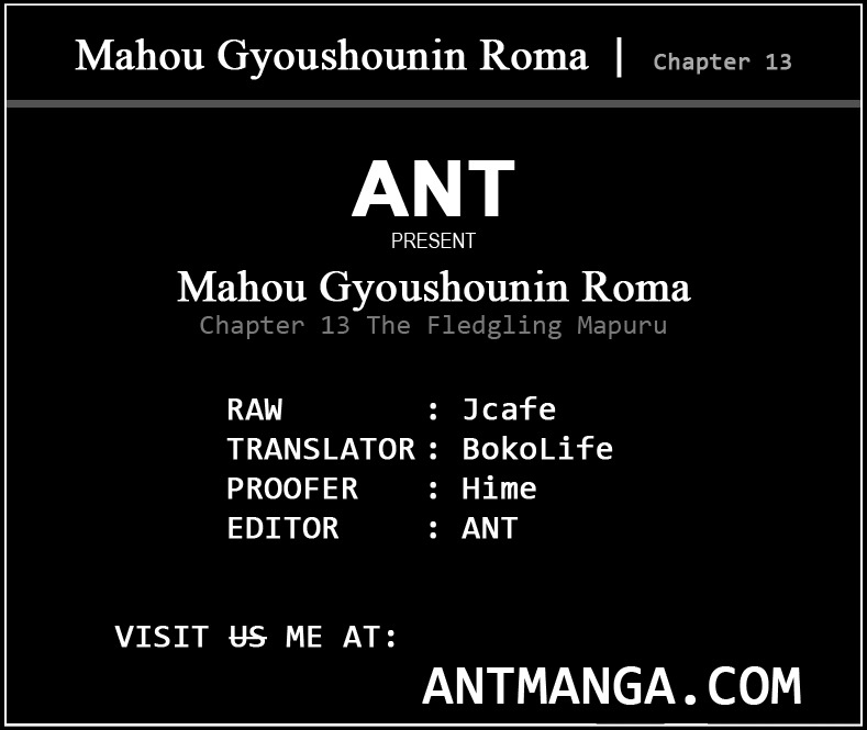 Mahou Gyoushounin Roma Chapter 13 page 33 - Chapter 13: The Fledgling Mapuru