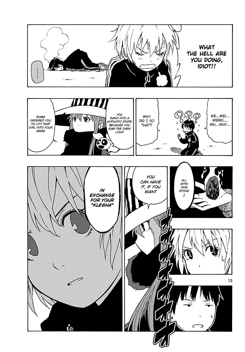 Mahou Gyoushounin Roma Chapter 18 page 14 - Chapter 18: Meldorant's Dark Crystal