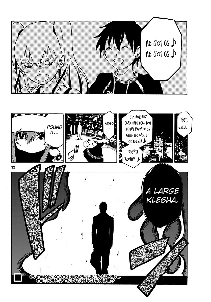 Mahou Gyoushounin Roma Chapter 22 page 33 - Chapter 22: The Claw of the Dragon of Emola's Valley