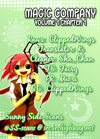 Mahou Kabushikigaisha Chapter 1.2 page 1 - Chapter 1 v2 : Work.1 - If You're Interested, It'll Be Good