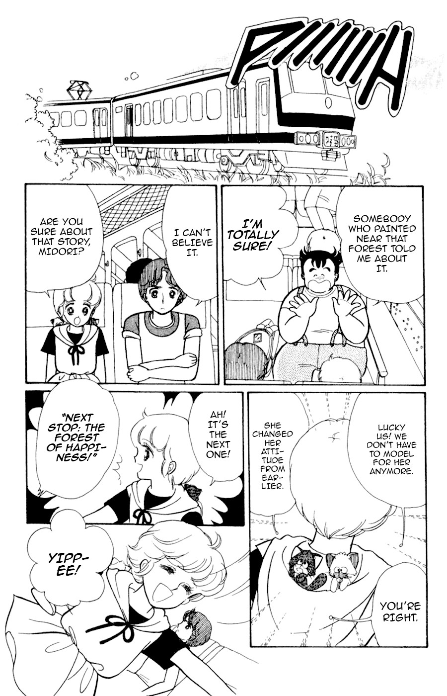 Mahou no Tenshi Creamy Mami Chapter 4 page 6 - Chapter 4: Time Rift in the Woods