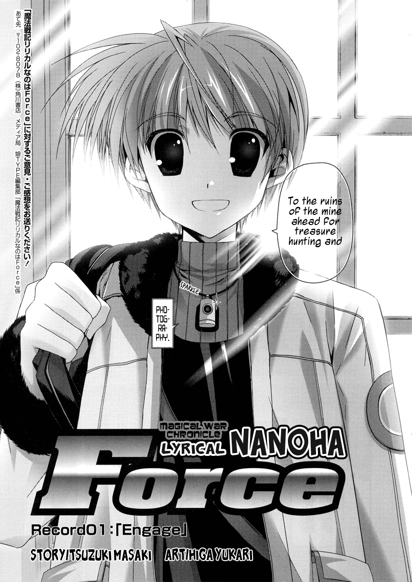Mahou Senki Lyrical Nanoha Force Chapter 1 page 3 - Chapter 1: Record 01 - 「Engage」