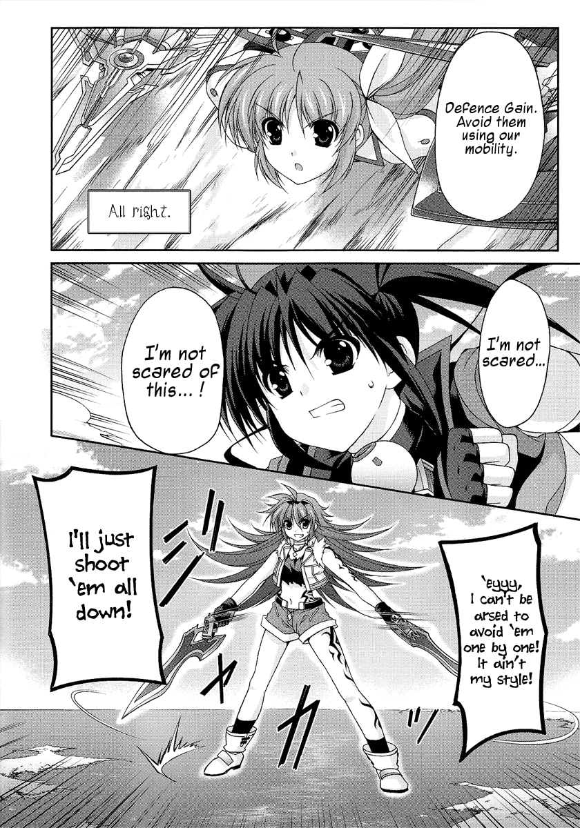Mahou Senki Lyrical Nanoha Force Chapter 11 page 21 - Chapter 11: Record 11 - 「Guns&Blaze」