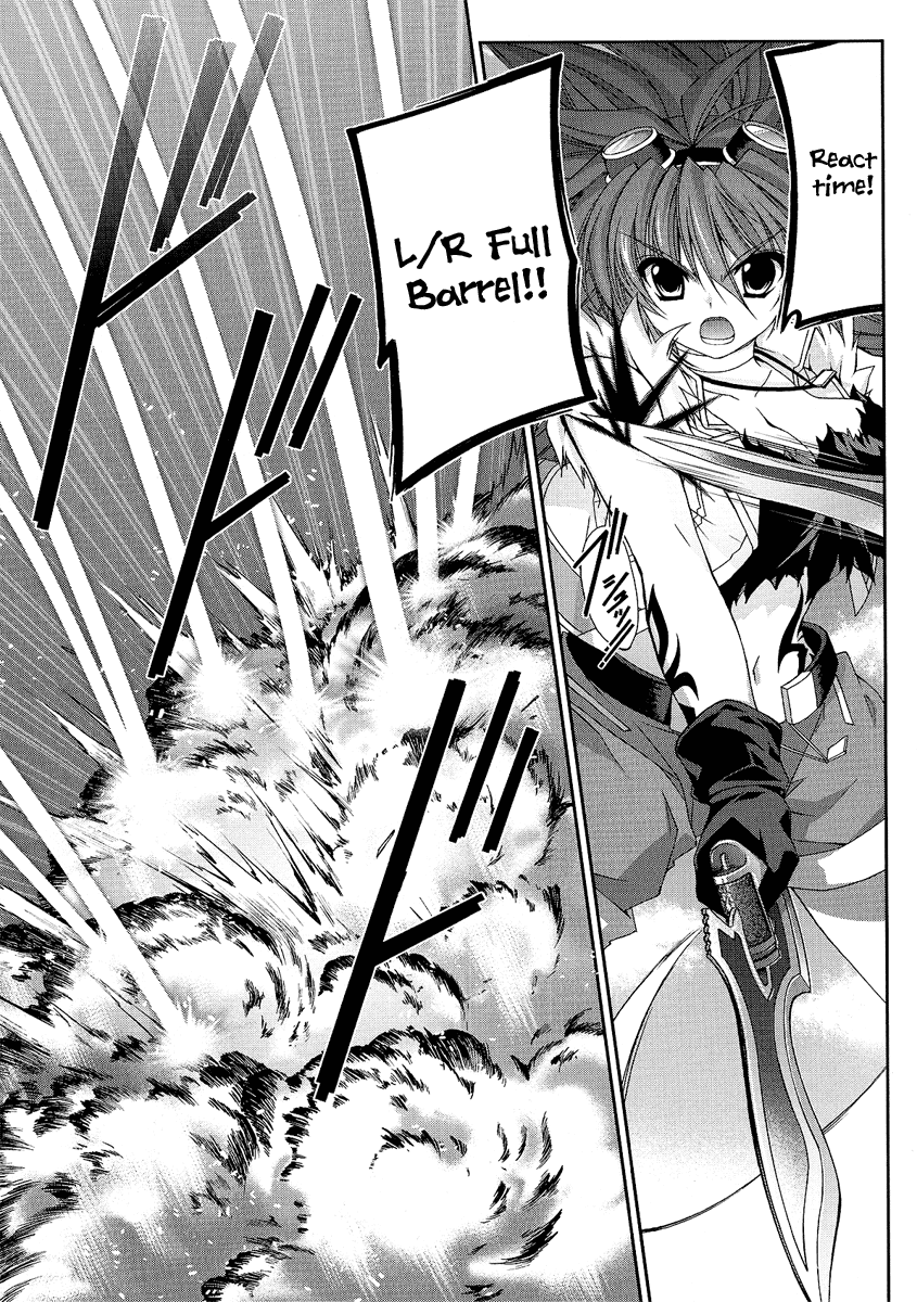 Mahou Senki Lyrical Nanoha Force Chapter 11 page 22 - Chapter 11: Record 11 - 「Guns&Blaze」