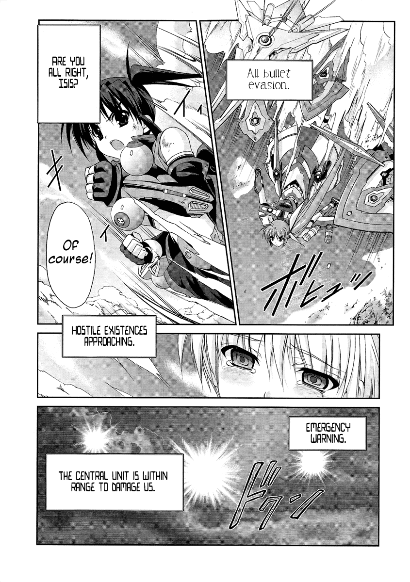 Mahou Senki Lyrical Nanoha Force Chapter 11 page 25 - Chapter 11: Record 11 - 「Guns&Blaze」
