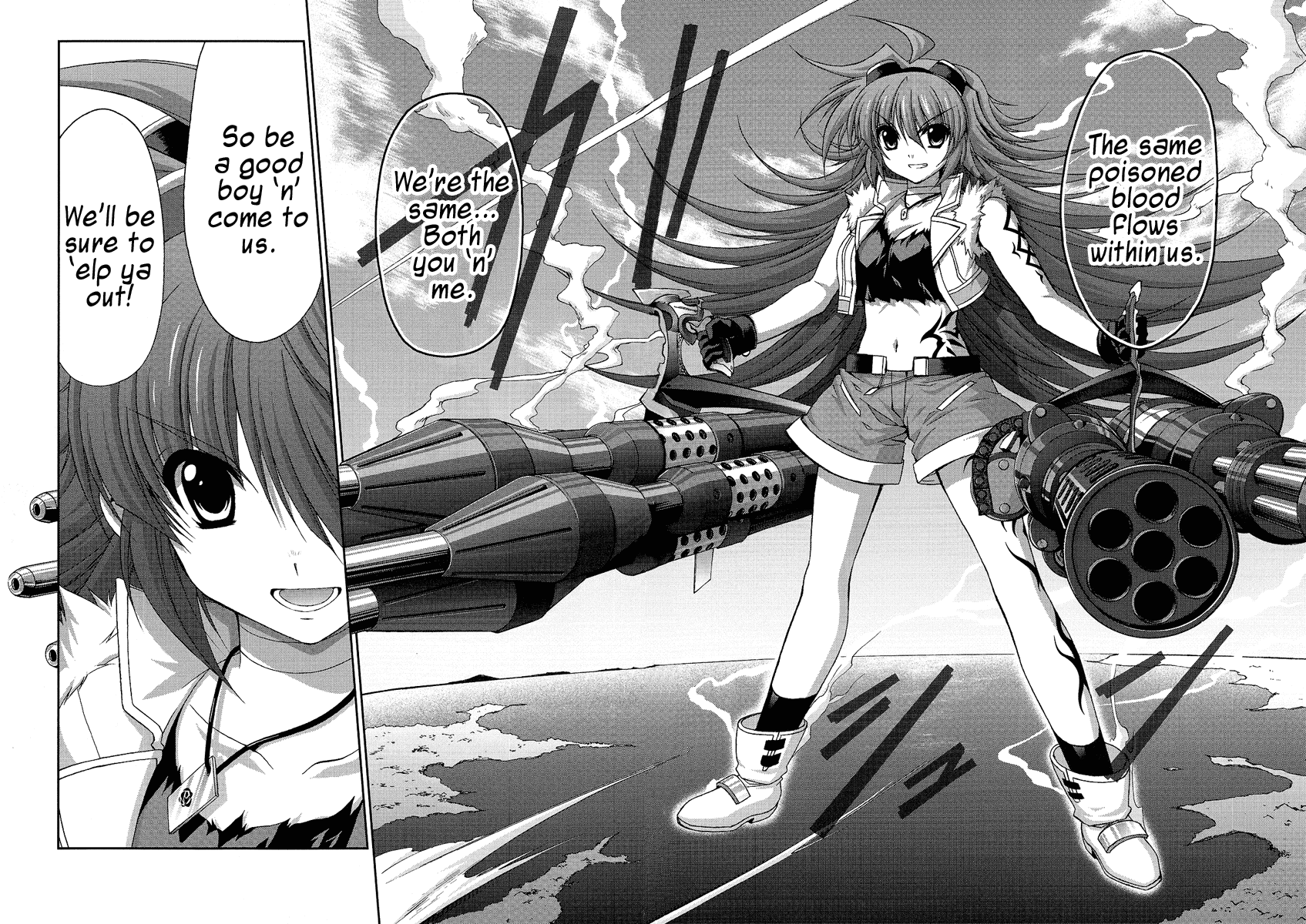 Mahou Senki Lyrical Nanoha Force Chapter 11 page 27 - Chapter 11: Record 11 - 「Guns&Blaze」