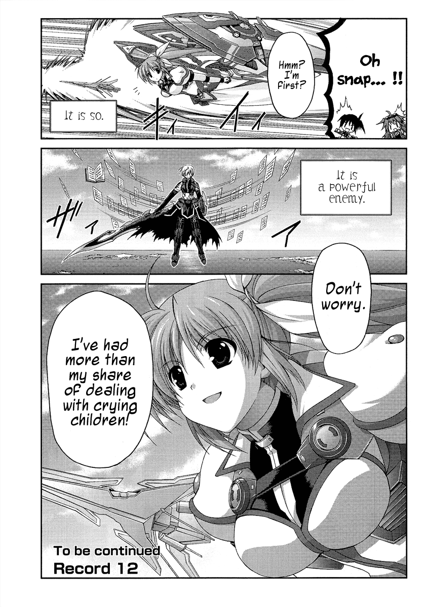 Mahou Senki Lyrical Nanoha Force Chapter 11 page 30 - Chapter 11: Record 11 - 「Guns&Blaze」