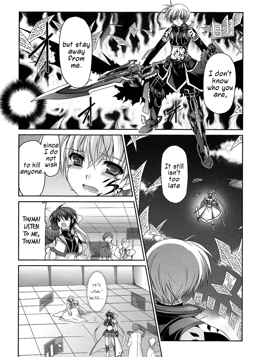 Mahou Senki Lyrical Nanoha Force Chapter 12.1 page 12 - Chapter 12.1: Record 12 - 「Guns&Blaze(II)」Part 1