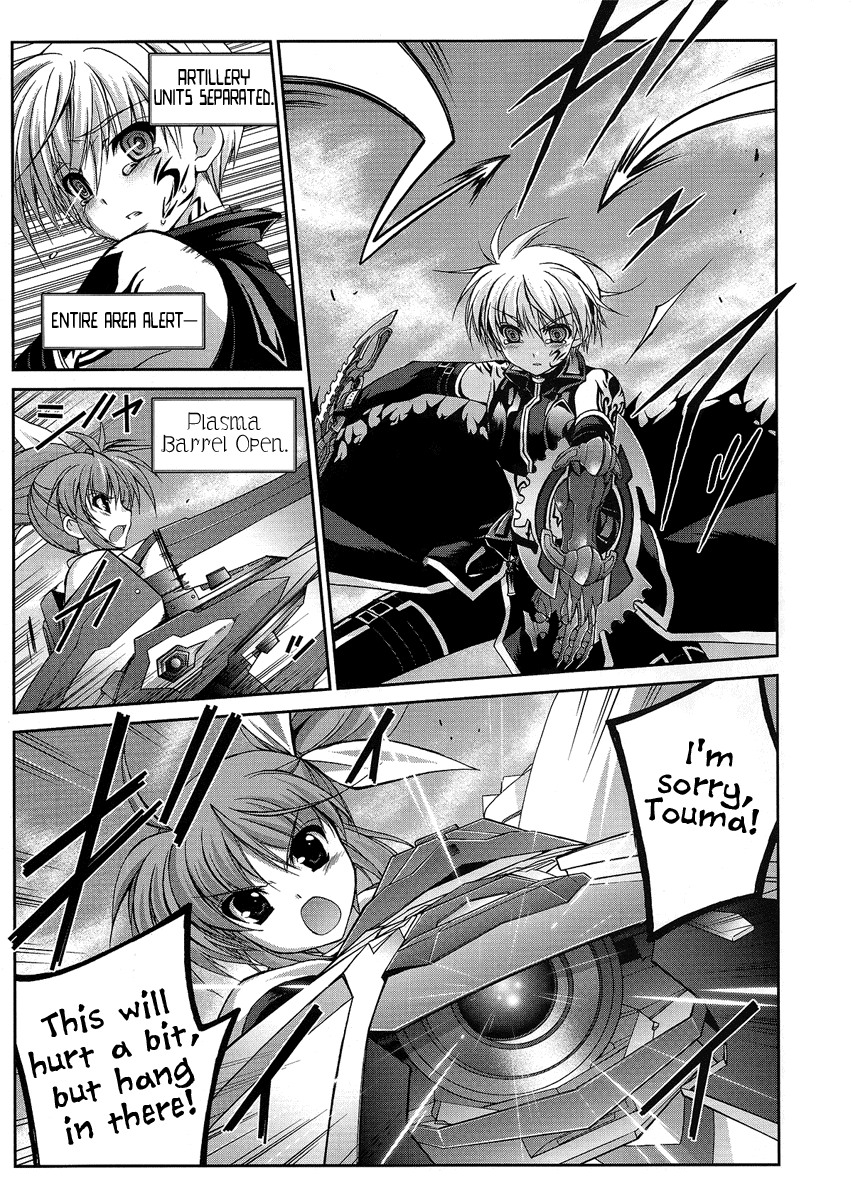 Mahou Senki Lyrical Nanoha Force Chapter 12.1 page 8 - Chapter 12.1: Record 12 - 「Guns&Blaze(II)」Part 1