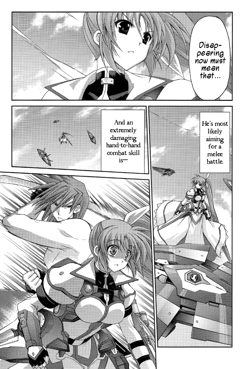 Mahou Senki Lyrical Nanoha Force Chapter 12.2 page 12 - Chapter 12.2: Record 12 - 「Guns&Blaze(II)」Part 2