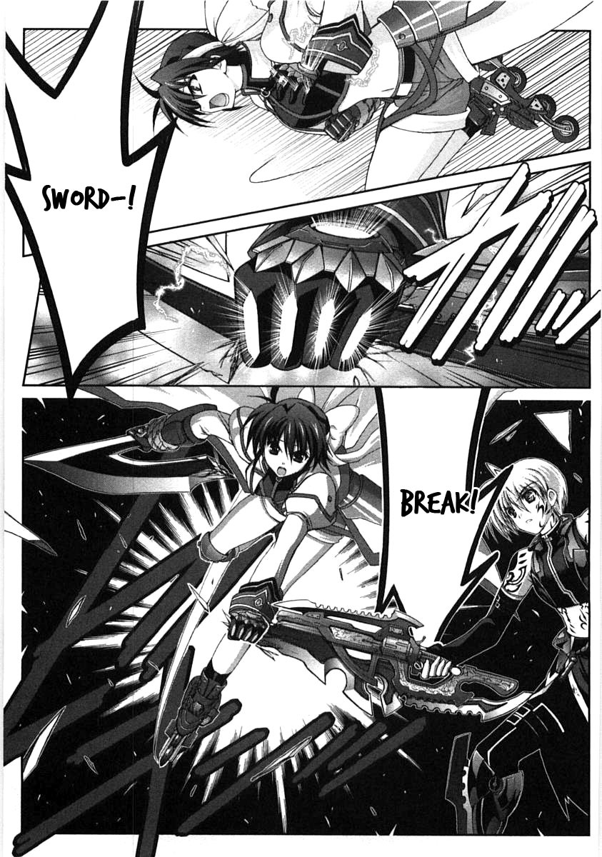 Mahou Senki Lyrical Nanoha Force Chapter 14 page 22 - Chapter 14: Record 14 - 「Silbern Kreuz」