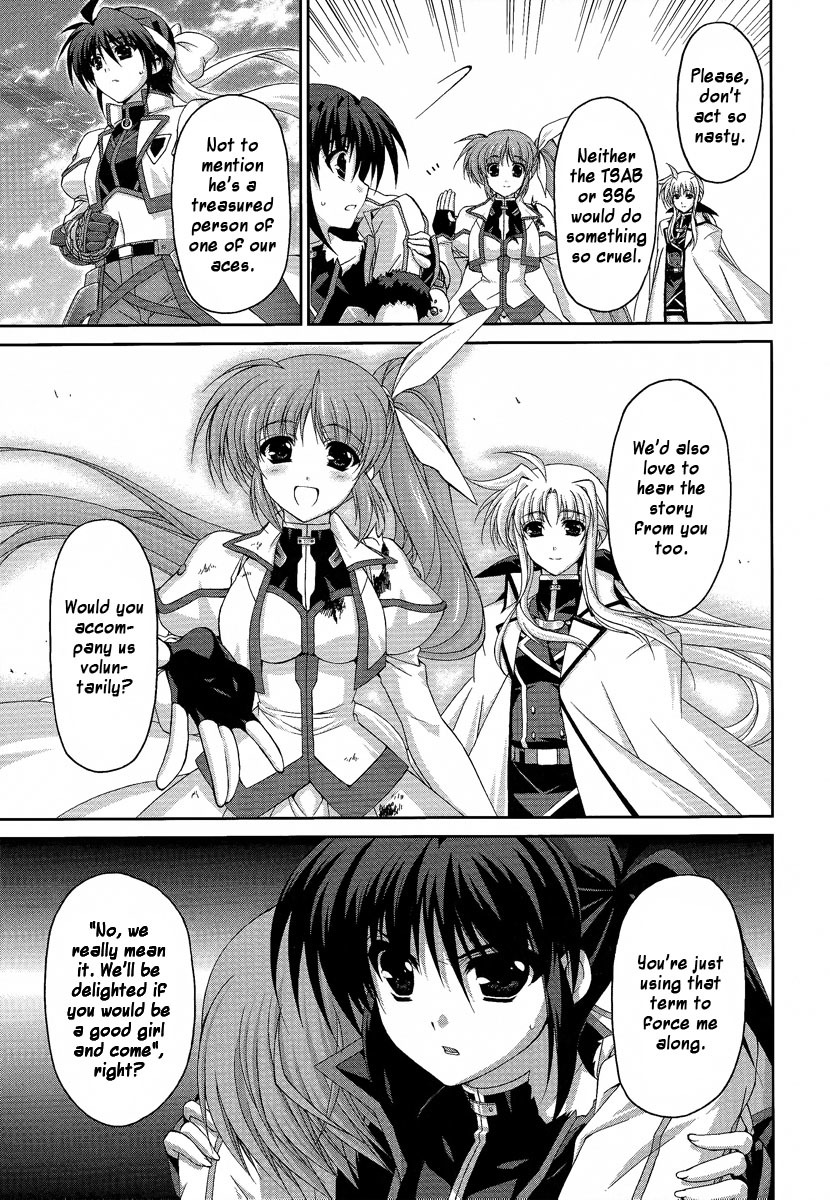 Mahou Senki Lyrical Nanoha Force Chapter 15 page 25 - Chapter 15: Record 15 - 「Re-Engage」