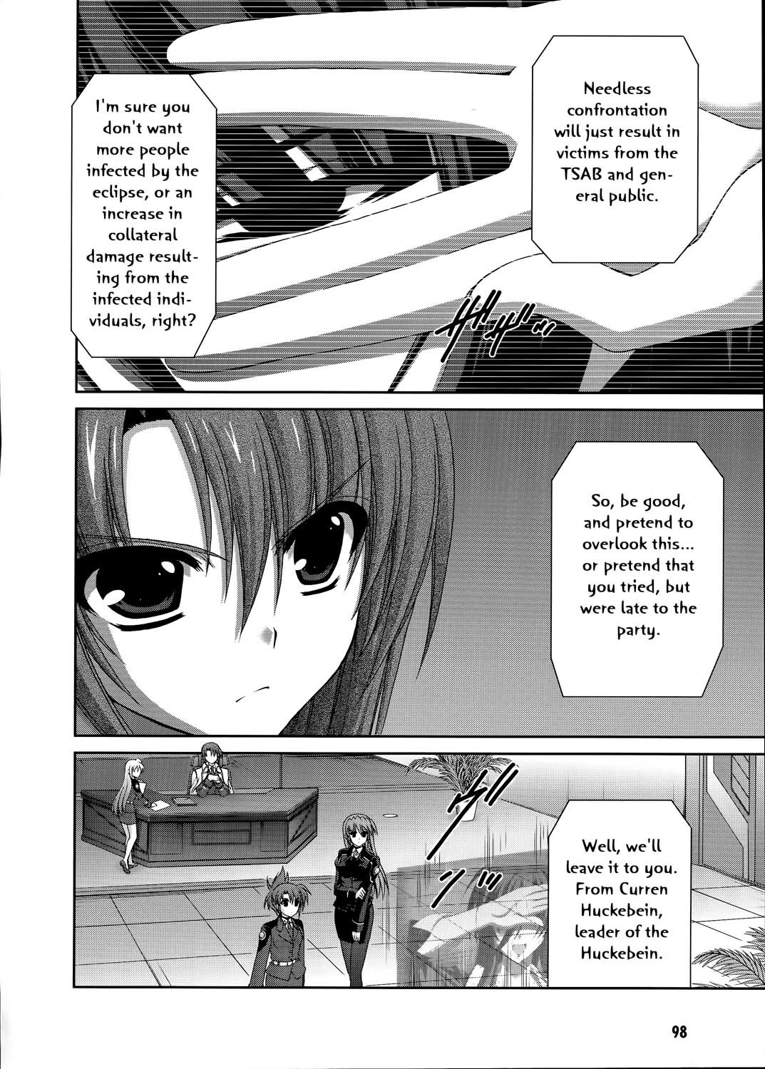 Mahou Senki Lyrical Nanoha Force Chapter 17 page 14 - Chapter 17: Record 17 - 「Bayonet」